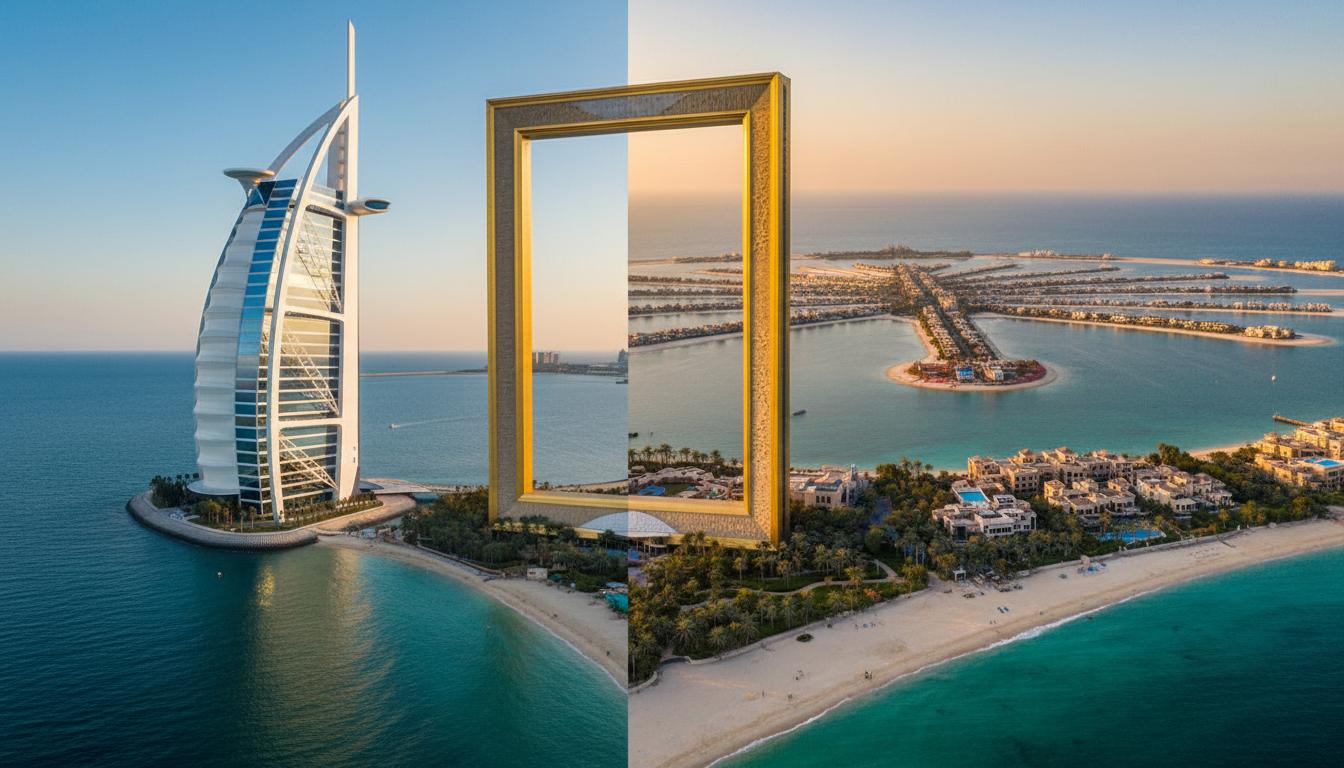 Burj Al Arab, Dubai Frame & Palm Jumeirah